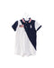 A White Short Sleeve Rompers from Ralph Lauren in size 6-12M for boy. (Front View)