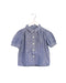 A Blue Shirts from Bonpoint in size 8Y for girl. (Front View)