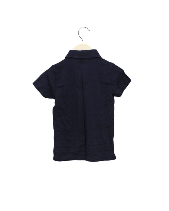 A Navy Short Sleeve Polos from Crewcuts in size 2T for boy. (Back View)