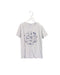 A Grey Short Sleeve T Shirts from Petit Bateau in size 10Y for boy. (Front View)