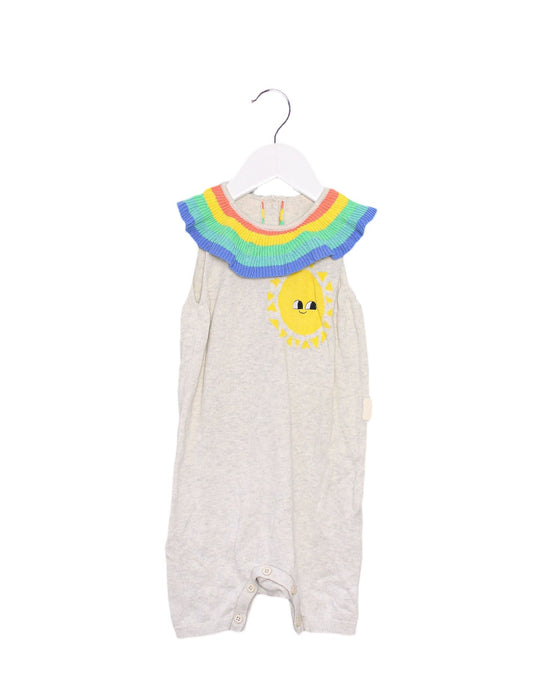 A Beige Sleeveless Jumpsuits from The Bonnie Mob in size 12-18M for girl. (Front View)