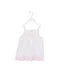 A White Sleeveless Dresses from The Little White Company in size 2T for girl. (Front View)