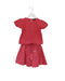 A Pink Skirt Sets from Velveteen in size 4T for girl. (Front View)