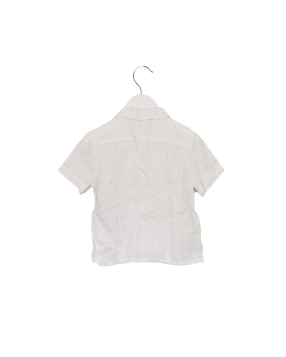 A White Shirts from Kingkow in size 4T for girl. (Back View)