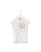 A White Short Sleeve Polos from Ralph Lauren in size 4T for girl. (Front View)