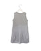 A Grey Sleeveless Dresses from Crewcuts in size 7Y for girl. (Back View)