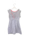 A Blue Sleeveless Dresses from Crewcuts in size 8Y for girl. (Back View)