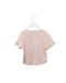 A Pink Short Sleeve Tops from Petit Bateau in size 4T for girl. (Back View)