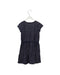 A Navy Short Sleeve Dresses from Crewcuts in size 7Y for girl. (Back View)