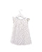 A White Sleeveless Dresses from Absorba in size 2T for girl. (Back View)