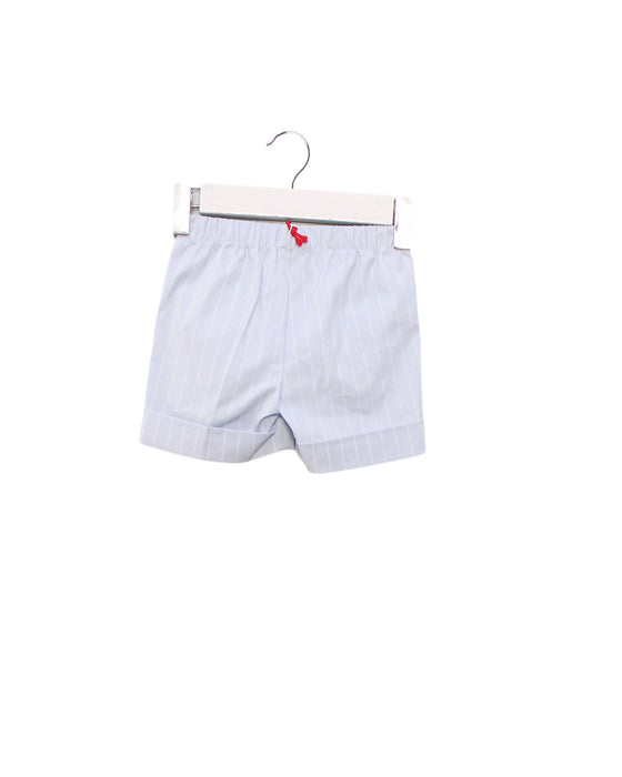 A Blue Shorts from Il Gufo in size 3-6M for boy. (Front View)