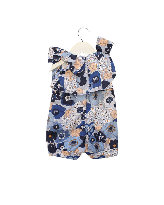 A Blue Rompers from Chloe in size 3-6M for girl. (Back View)