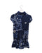 A Navy Short Sleeve Dresses from Polo Ralph Lauren in size 6T for girl. (Back View)