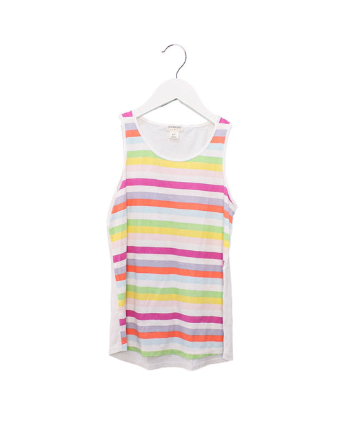 A Multicolour Sleeveless Tops from Crewcuts in size 6T for girl. (Front View)