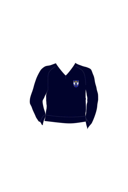 A Navy Sweatshirts from  Brighton College in size 5T for boy. (Front View)