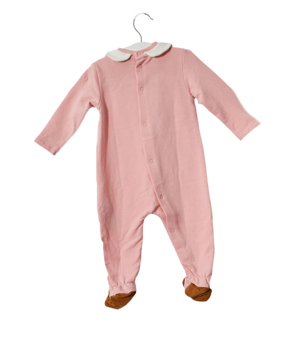 A Pink Jumpsuits from Moschino in size 6-12M for girl. (Back View)