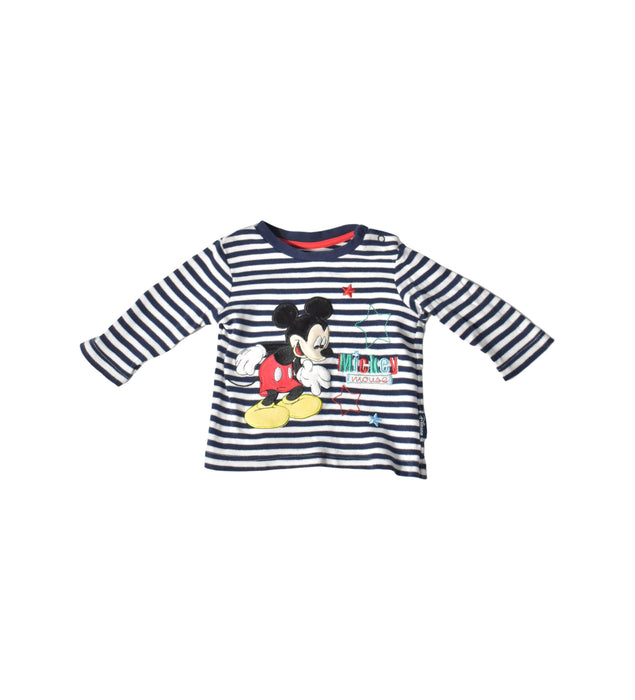 A Navy Long Sleeve Tops from Retykle in size 3-6M for boy. (Front View)