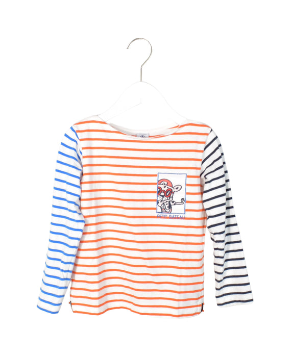 A Red Long Sleeve Tops from Petit Bateau in size 6T for neutral. (Front View)