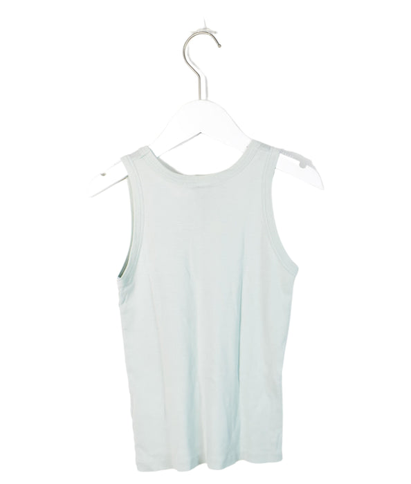 A Blue Sleeveless Tops from Petit Bateau in size 6T for neutral. (Back View)