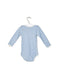 A Blue Long Sleeve Bodysuits from Petit Bateau in size 12-18M for neutral. (Back View)