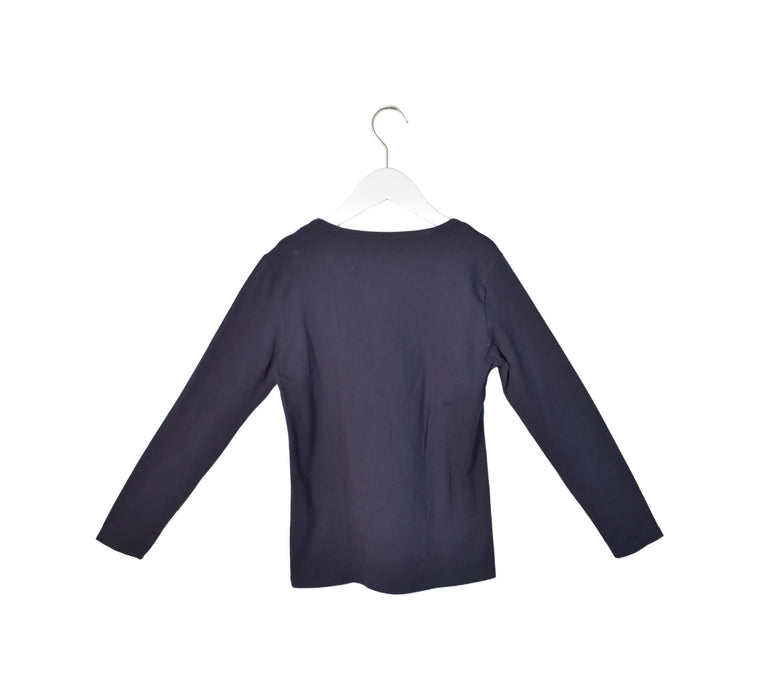 A Navy Long Sleeve Tops from Kenzo in size 12Y for girl. (Back View)