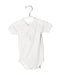 A White Short Sleeve Bodysuits from Petit Bateau in size 3-6M for neutral. (Front View)