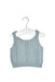 A Blue Sleeveless Tops from Misha & Puff in size 2T for girl. (Front View)