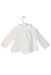 A White Long Sleeve Tops from Cyrillus in size 12-18M for girl. (Back View)