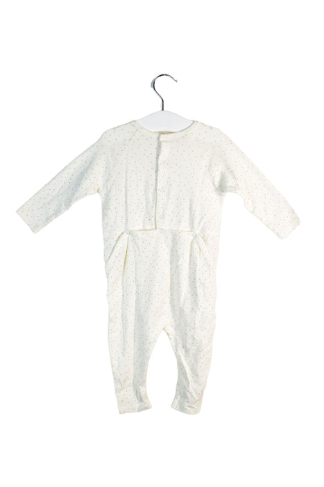 A White Long Sleeve Jumpsuits from Bonpoint in size 6-12M for neutral. (Back View)