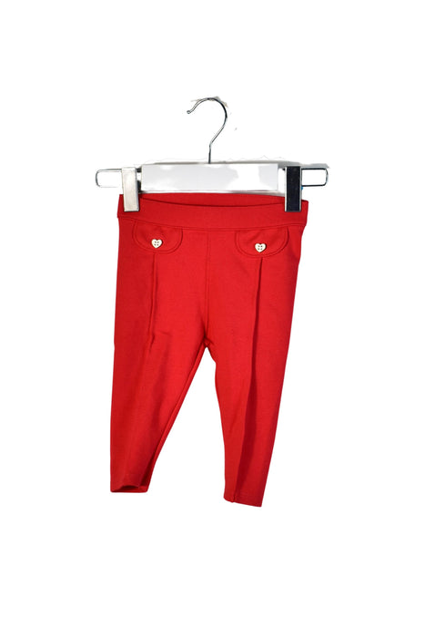 A Red Dress Pants from Janie & Jack in size 3-6M for girl. (Front View)