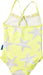 A Yellow Swimsuits from Frolik in size 2T for girl. (Back View)