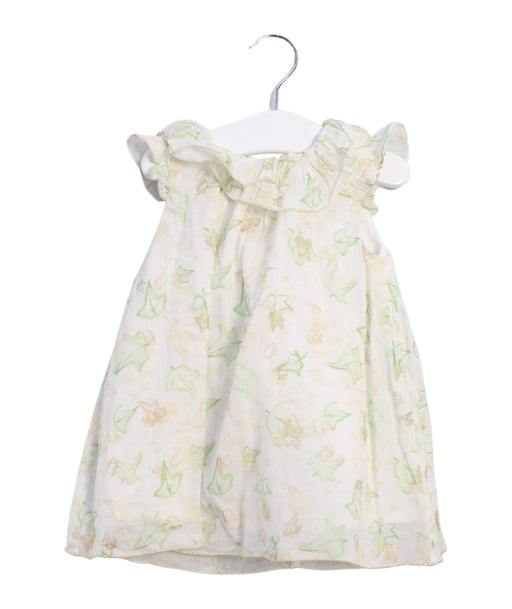 A Green Dress Sets from Dior in size 3-6M for girl. (Front View)