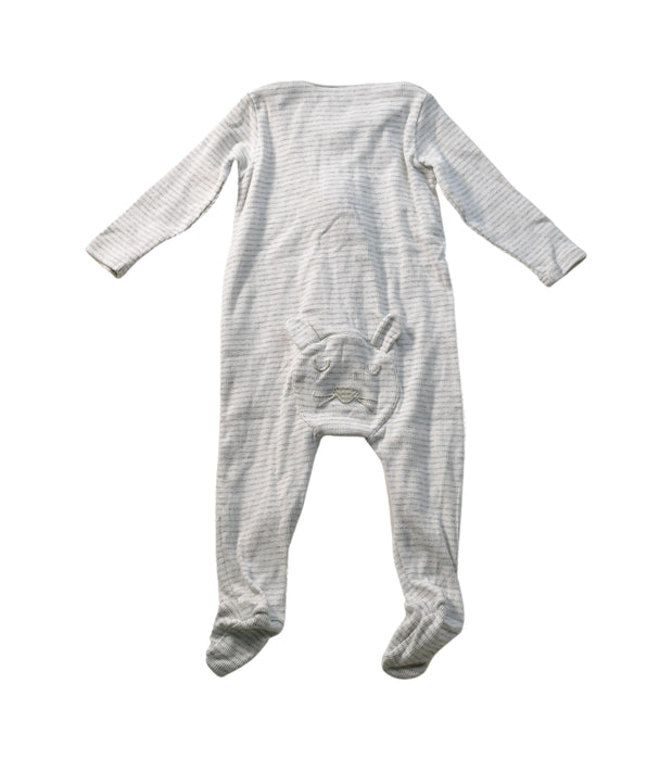 A White Long Sleeve Jumpsuits from Seed in size 6-12M for neutral. (Back View)