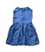 A Blue Sleeveless Dresses from Chateau de Sable in size 6T for girl. (Front View)