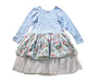 A Blue Long Sleeve Dresses from Oobi in size 4T for girl. (Front View)