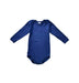 A Navy Long Sleeve Bodysuits from Petit Bateau in size 12-18M for boy. (Front View)