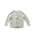 A White Cardigans from The Little White Company in size 6-12M for girl. (Front View)