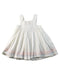 A White Sleeveless Dresses from Bout'Chou in size 3-6M for girl. (Front View)