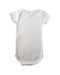 A White Short Sleeve Bodysuits from Petit Bateau in size 12-18M for girl. (Back View)