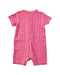 A Pink Short Sleeve Rompers from maxomorra in size 3-6M for girl. (Back View)