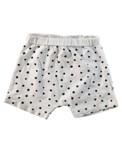 A White Shorts from Seed in size 6-12M for girl. (Front View)