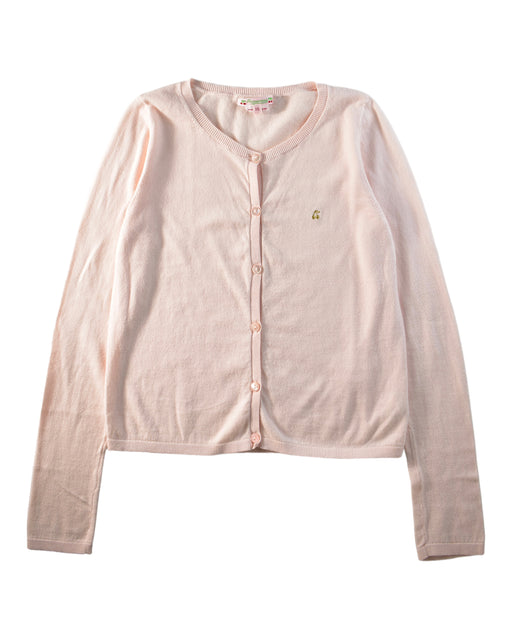 A Pink Cardigans from Bonpoint in size 10Y for girl. (Front View)