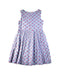 A Blue Sleeveless Dresses from Bonpoint in size 12Y for girl. (Front View)