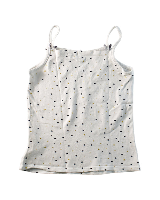 A White Sleeveless Tops from Chicco in size 6T for girl. (Back View)