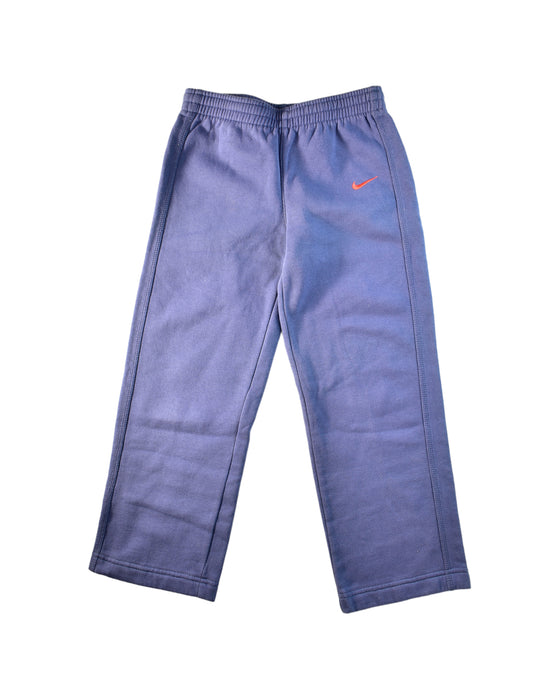 A Blue Sweatpants from Nike in size 10Y for girl. (Front View)