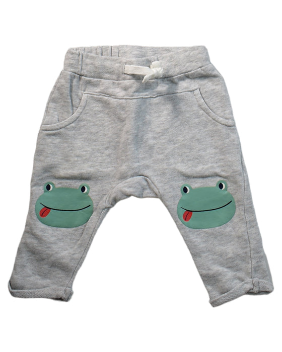 A Grey Casual Pants from Seed in size 0-3M for boy. (Front View)