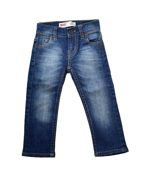 A Blue Jeans from Levi's in size 2T for neutral. (Front View)