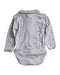 A Grey Long Sleeve Bodysuits from Petit Bateau in size 6-12M for girl. (Back View)