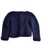 A Navy Cardigans from Petit Bateau in size 6-12M for girl. (Back View)