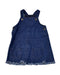 A Blue Overall Dresses from Seed in size 6-12M for girl. (Front View)